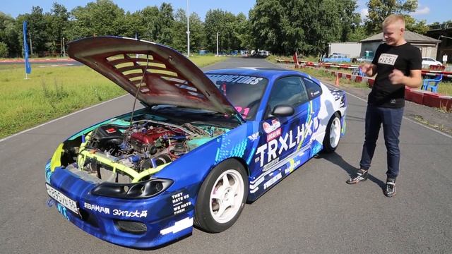 Обзор чемпионской NISSAN SILVIA S15 (ドリフト) смотреть онлайн