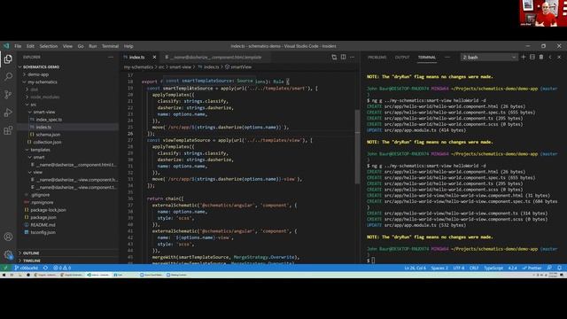 Angular Schematics, Removing the Guesswork - John Baur - Advanced Angular Lunch смотреть онлайн