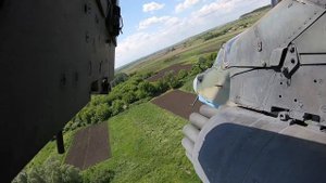 Боевая работа экипажей вертолетов Ка-52 армейской авиации ЗВО в зоне проведения СВО