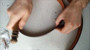 Кожаный ремень своими руками это просто