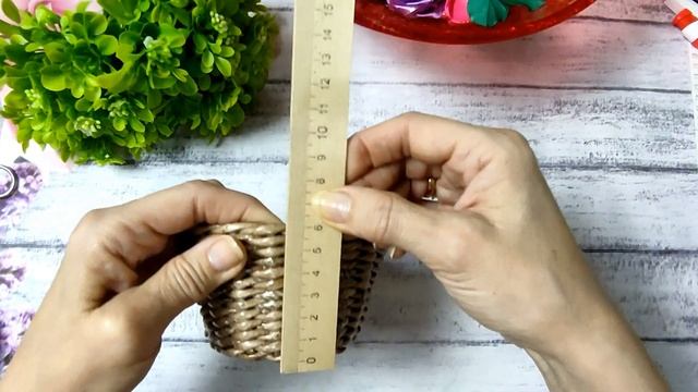 Розы из атласной ленты 25мм Шкатулка из плетеной корзинки\Master diy  канзаши