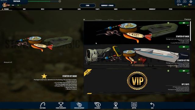 ProFessional Fishing #7 Отчет - Заработок на продаже рыбы