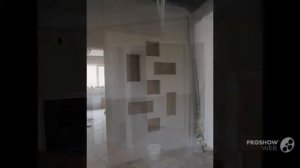 Обшивка стен гипсокартоном без каркаса, услуги Москва