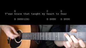 Amazing Grace EASY Guitar Tutorial With Chords / Lyrics