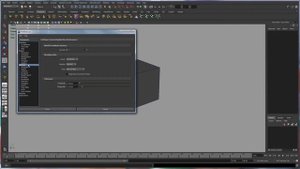 Как изменить единицы измерения в Maya.