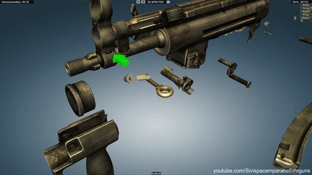 MP5K PDW: full disassembly & assembly смотреть онлайн