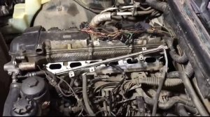 Впускной коллектор m50b25 на m52b28 BMW e34/Intake manifold m50b25 on m52b28 BMW e34