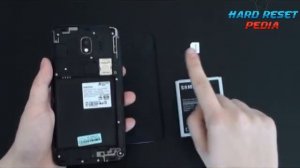 Samsung Galaxy J4 Insert The SIM Card