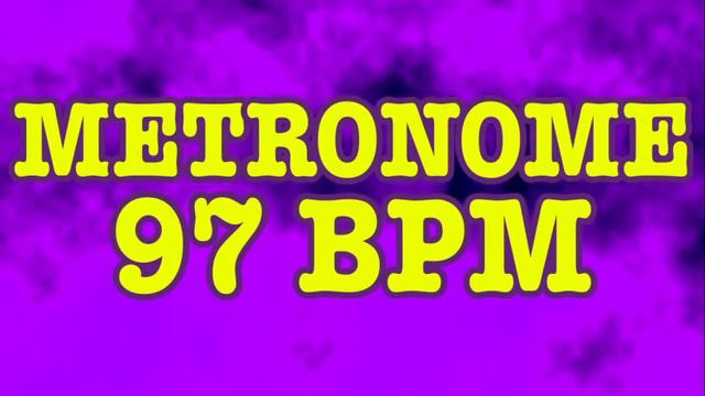 97 BPM Metronome - 10 Minute Metronome - 97BPM Click Track - 10 Minute Timer - Metrónomo 97 BPM смотреть онлайн