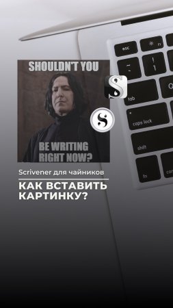 Как добавить картинки в Scrivener? #писательство