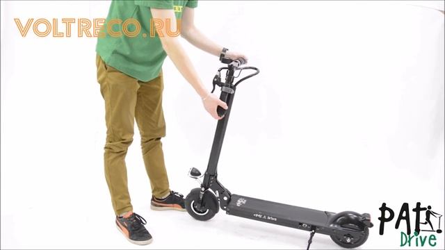 Электросамокат Volteco Pat Drive S двухподвес Распаковка и Обзор Voltreco.ru смотреть онлайн