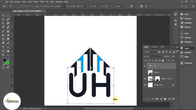 Professional Photoshop png Logo Concept - Adobe Photoshop Tutorial смотреть онлайн