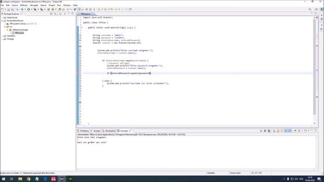 06 - JAVA Anfänger Komplettkurs/Übungen - if-else, boolean смотреть онлайн