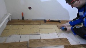 Укладка  массивной (половой) доски Underwood