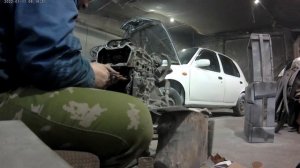 Ниссан марч замена грм