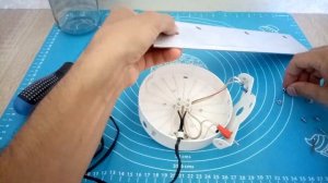 Настольная cветодиодная LED лампа на два режима Своими руками
