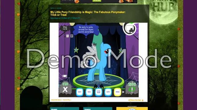 Just Playing Halloween Games!!!!!! Ep.1 The Fabulous Ponymaker: Trick or Treat! смотреть онлайн