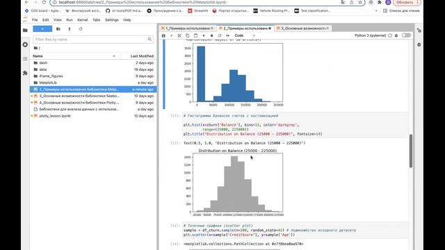 Практический пример анализа данных на python с помощью matplotlib