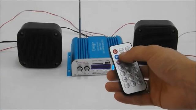 МП3 ресивер для мототехники (компактный) смотреть онлайн