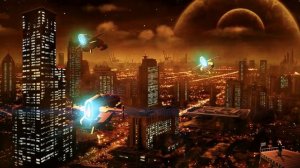 Космос, внеземнные цивилизации  Красивый инопланетый мир