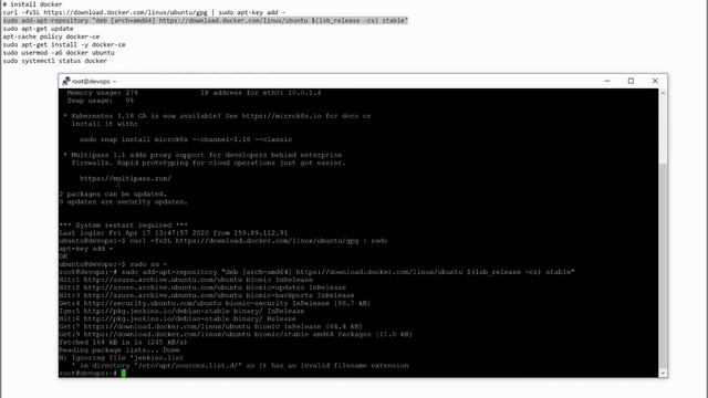 Install Docker in Azure - DevOps Series by AWS Tech Guide смотреть онлайн