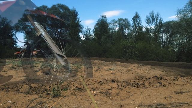 Эндуро покатушка. Тренировка на песке. смотреть онлайн