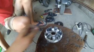 Тюнинг HONDA DIO что  если расточить спортивный вариатор?