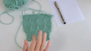 Вязание спицами - ВТО образца - Расчет петель изделия