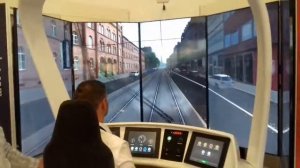 Тренажер управления трамваем.