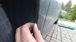 Состояние дренажей за передними подкрылками