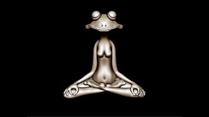 Лягушка йог в позе лотоса FROG YOGA