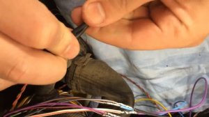 Ремонт жгута проводки на мотор Пассат Б6  - Витая пара -