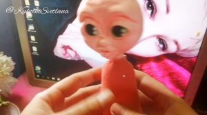 Шарнирная голова из полимерной глины своими руками. Doll polymer clay.