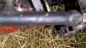 старий трактор т-40 из самодельним боковим вом реверсивний привод под нш