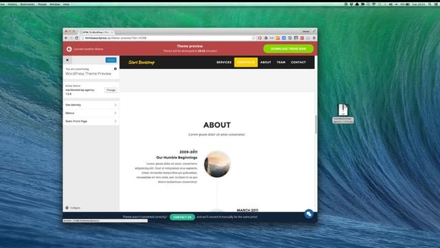 Convert HTML Website To WordPress Theme смотреть онлайн