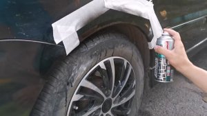 Убираю косяки на Mitsubishi lancer 9 , покраска в домашних условиях, что уже сделано?