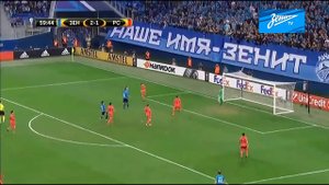 Все голы Зенита в первой части сезона 17/18 ЛЕ