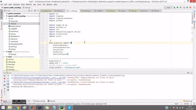 ROI marking and vehicle Tracking смотреть онлайн