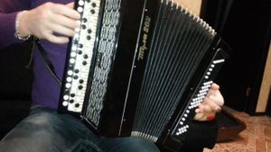 Хиты 90х на баяне