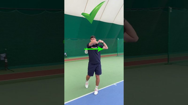 Удар слева Большой теннис Backhand