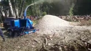 Дизельный измельчитель древесины HUNTER 80-260