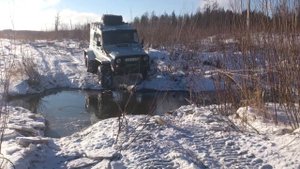 УАЗ на покрышках Шаина