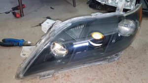 Реставрация фар Тойота Камри 40