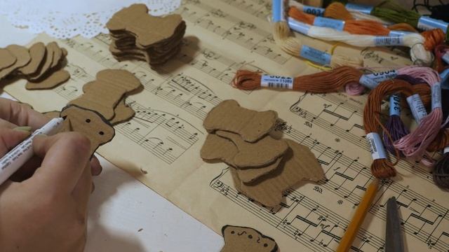 DIY бобины/ катушки для ниток мулине своими руками
