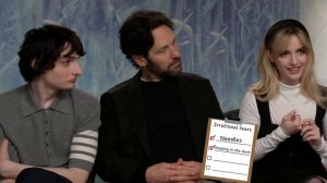 Ghostbusters Frozen Empire CHAOTIC Interview With Paul Rudd, Finn Wolfhard & Mckenna Grace 😂