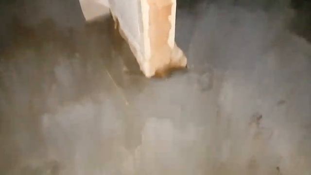 Черновая стяжка готова. Строим теплый пол в нашем доме