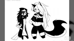 Octavia y luna helluva Boss cantando
