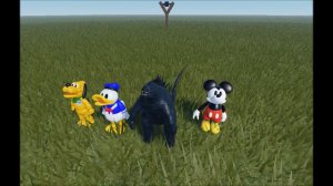 angry birds space jaiane the godzilla mickey mouse donald duck and pluto trailer
