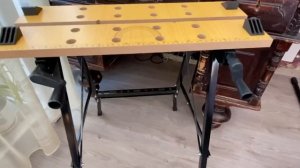 Распаковка складного верстака Deko