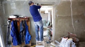 Ремонт. День 42. Дверной проем, шпаклевание.